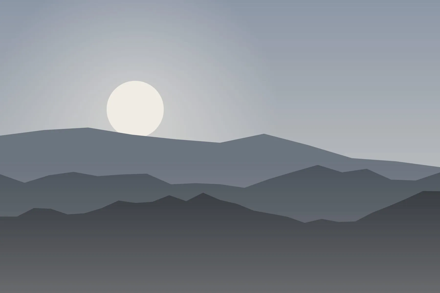Rain-washed ridges
